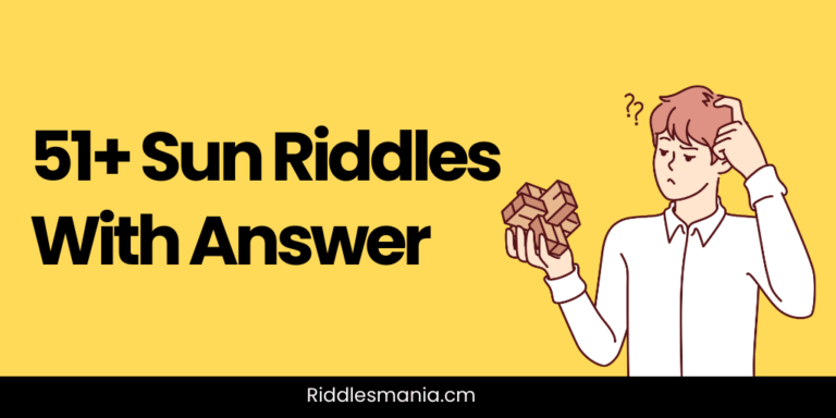 Sun Riddles with Answer