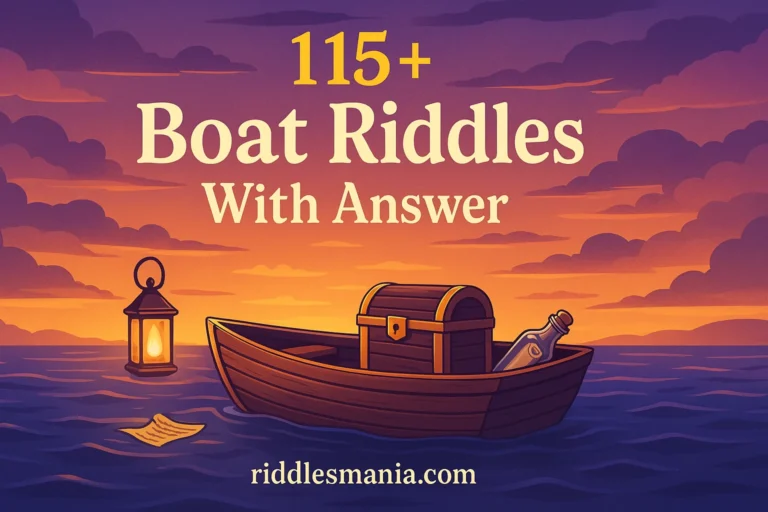 boat riddles With answer