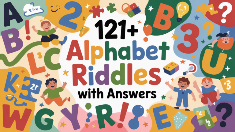 alphabet RIddles with Answers