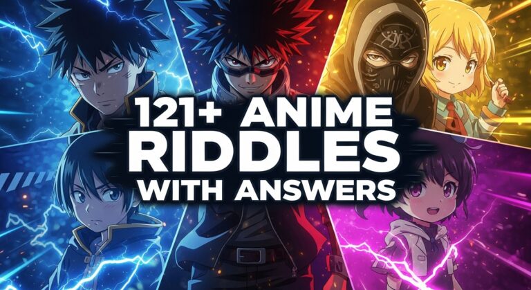 Anime RIddles With Answer