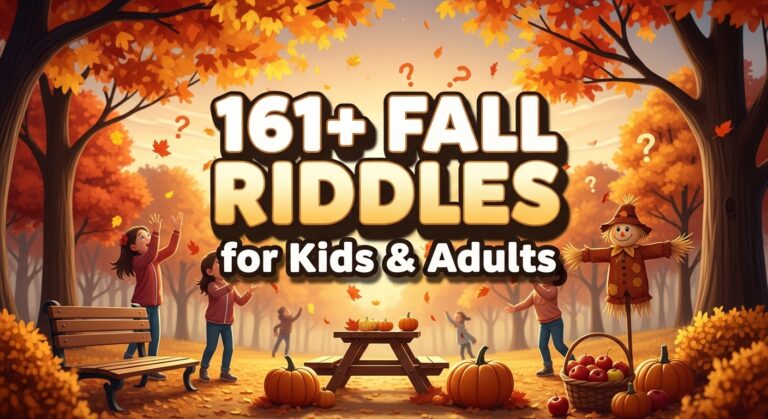 Fall RIddles With Answers