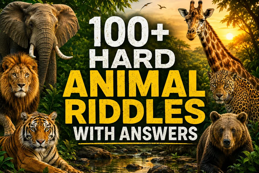 Hard Animal Riddles With Answers