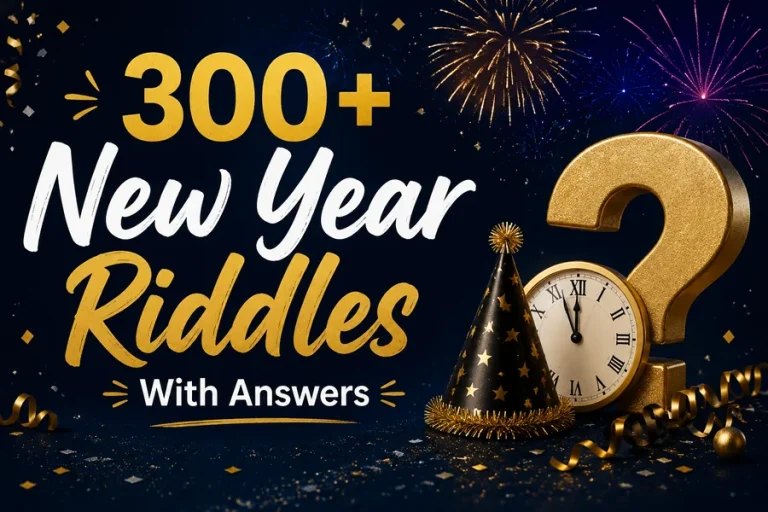 300+ New Year Riddles With Answers That Will Blow Your Mind (2026)