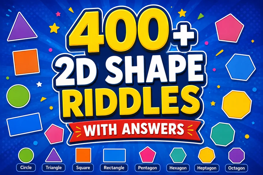 2D Shape Riddles