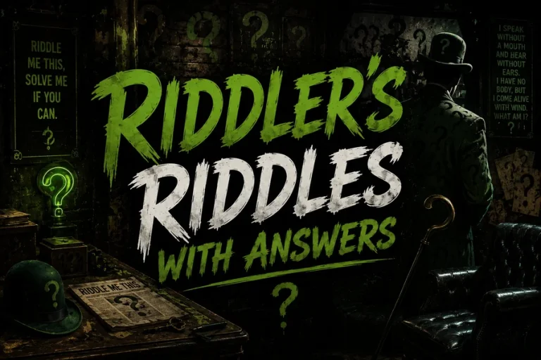 Riddler's Riddles With Answers