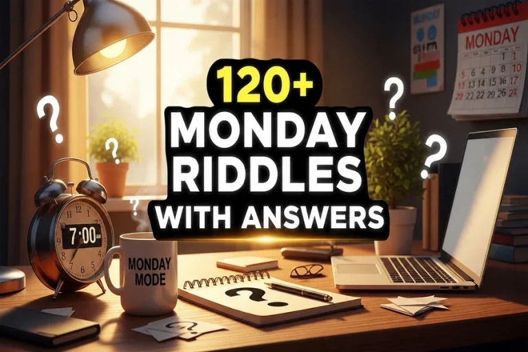 Monday Riddles With Answers